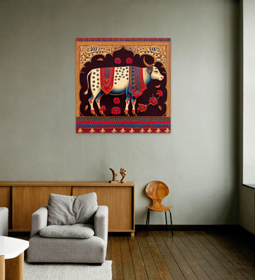 Pichwai Art: The Traditional Indian Style Depicting the Holy Cow, Folk Motifs, and Rich Hues