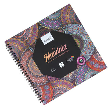 Brustro DIY Mandala Colouring Book 9