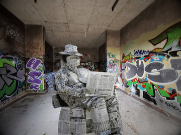 What is Newspaper Art?
