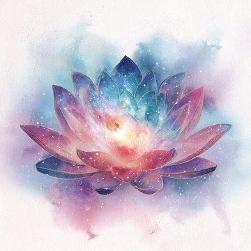 Cosmic Lotus Bloom