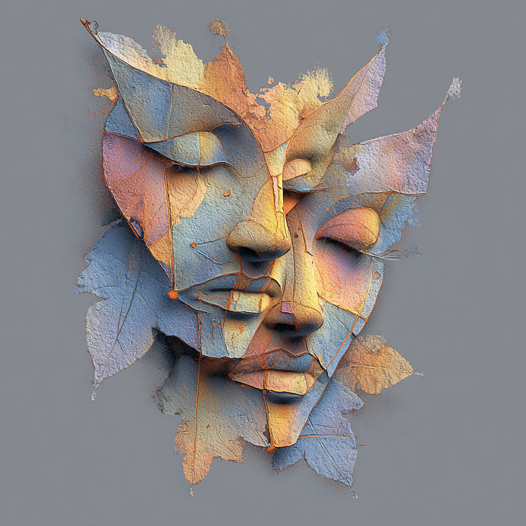 Leaf Mask Portrait