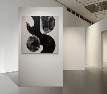 Modern Abstract Black & White Canvas Wall Art for Contemporary Spaces