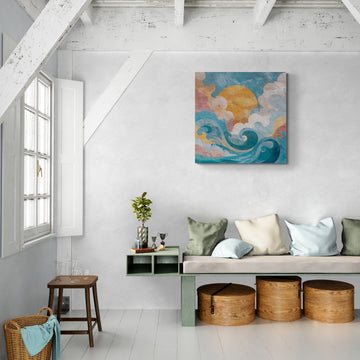 Minimalist Ocean Sunset