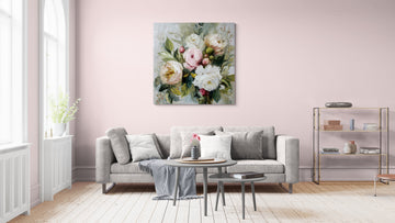 Impasto Rose Bouquet | Textured Floral Impasto Painting