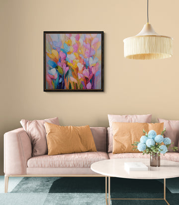 Abstract Foliage in Pastel Hues