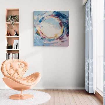 Cyclonic Dream | Expressive Abstract Swirl Painting