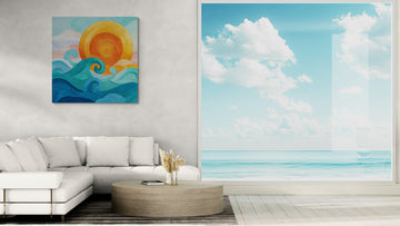 Paper Relief Sunset Valley