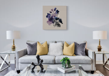 Indigo and White Botanical Graphic