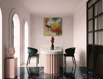 Textured Abstract Wall Art Canvas – Modern Impasto Palette Knife Painting for Contemporary Home Decor