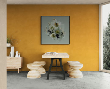 Monochromatic Floral Collage