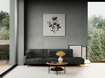 Monochrome Botanical Silhouette