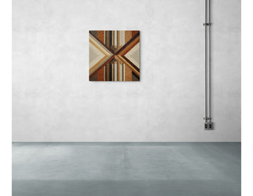 Warm Earth-Tone Geometric Abstract Texture | Modern Decorative Pattern Background