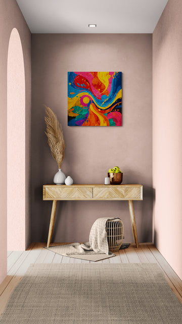 Colorful Abstract Modern Art | Vibrant Contemporary Wall Painting