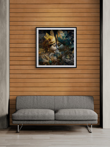 Echoes of Eternity: Gilded Divine Gaze