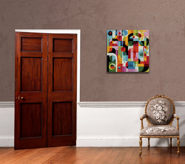 Geometric Abstract Wall Art | Colorful Modern Contemporary Art