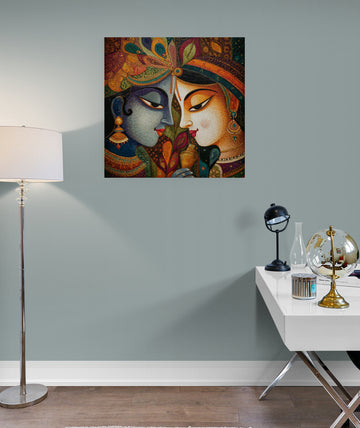 Eternal Dialogue of Radha and Krishna