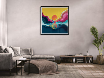 Layered Sunset Canyon