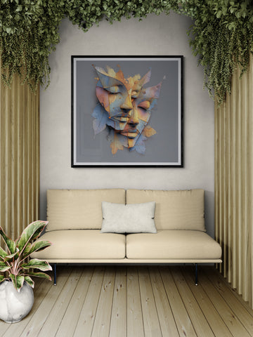 Leaf Mask Portrait