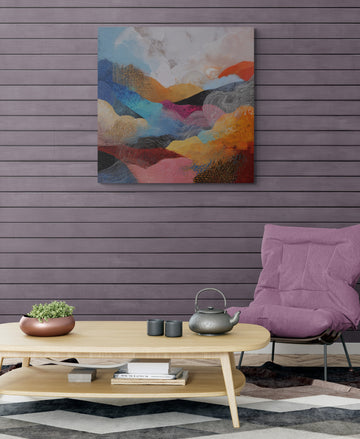 Abstract Textured Landscape