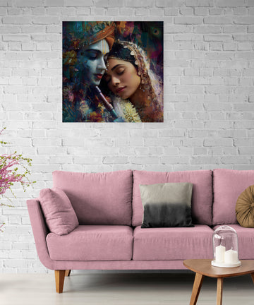 Impressionistic Divine Couple
