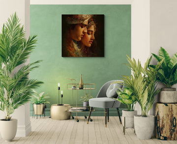 Divine Union: Radha and Krishna