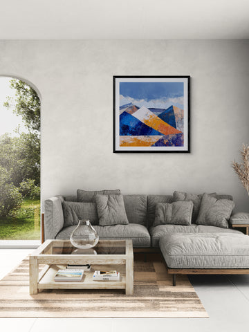 Geometric Peaks under Blue Sky
