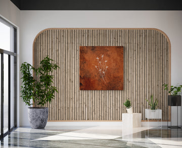 Tribal Warli Art Wall Decor Rustic Earth Tone Painting