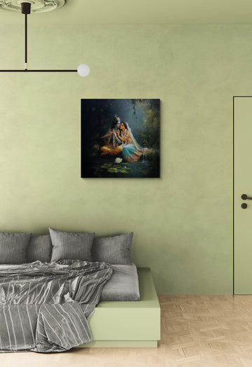 Radha Krishna Romantic Art: Divine Love Captured in Stunning Imagery