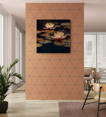 Water Lily Flower Reflection | Serene Lotus Bloom on Still Water
