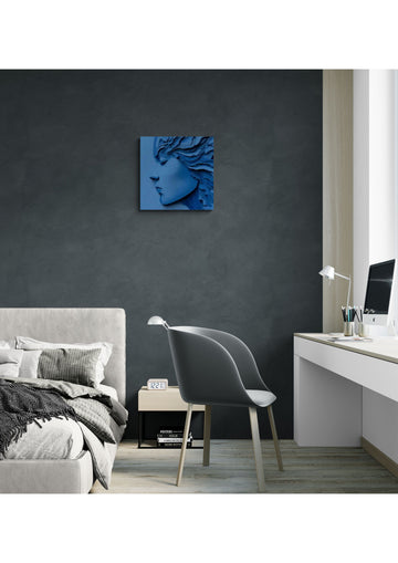 Layers of Thought in Blue