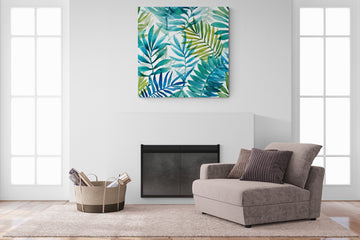 Watercolor Tropical Leaves