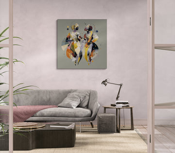 Geometric Sisters in Ochre