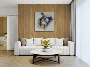 Watercolor Bliss Painting: The Rasa of Devotion