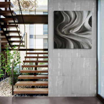 3D Textured Abstract Wall Art – Modern Sculptural Neutral Canvas for Luxury Minimalist Decor