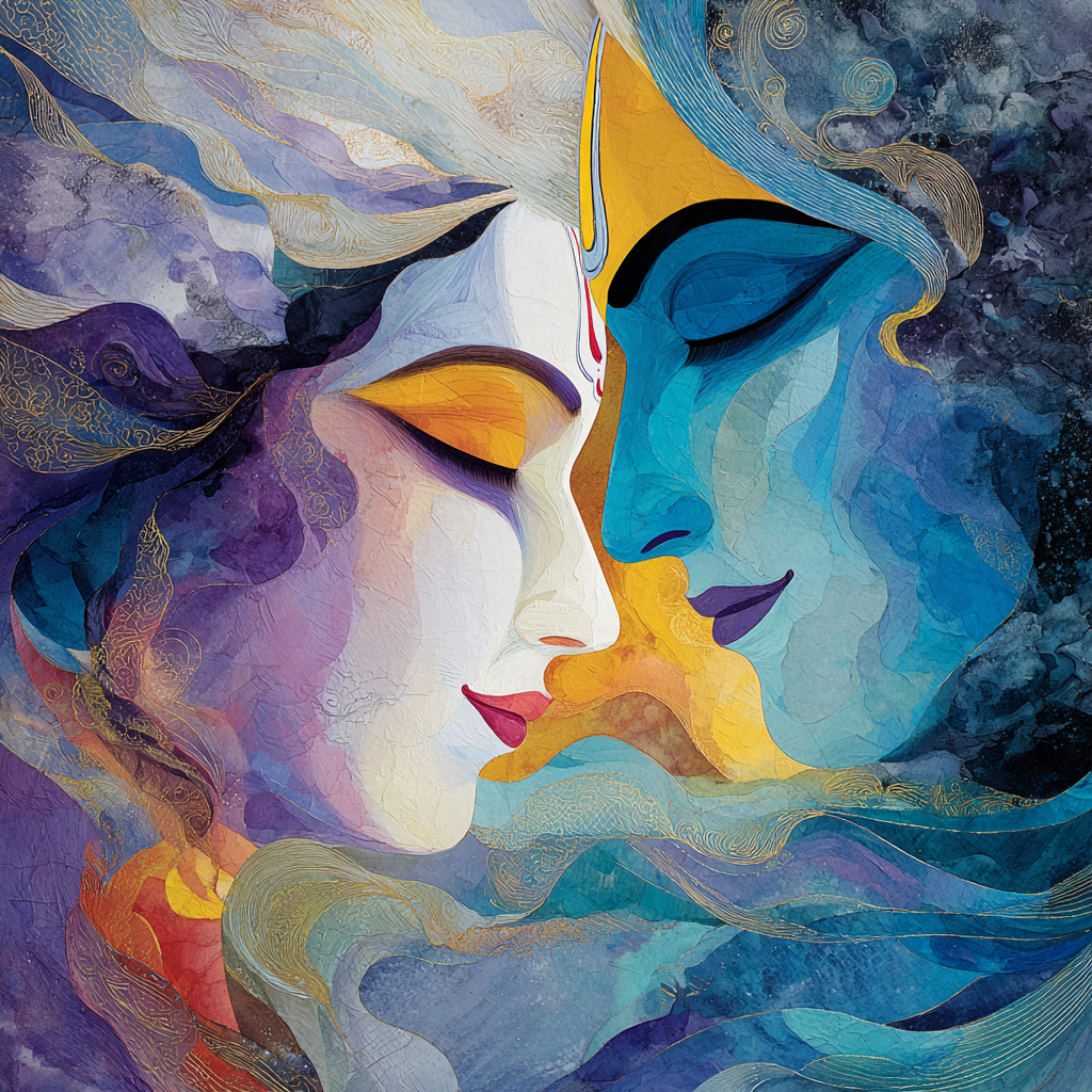 Abstract Devotional Portrait