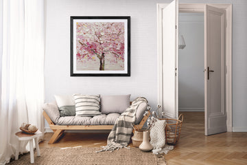 Impasto Cherry Blossoms