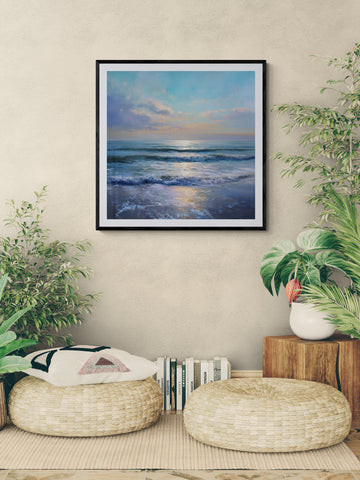 Morning Glow on the Open Ocean