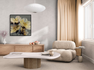 Translucent Golden Blossoms