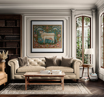 Shrinathji's Beloved Cow (Pichwai)