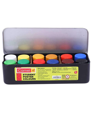 Camel Student Poster Color - 10 ml each, 12 Shades