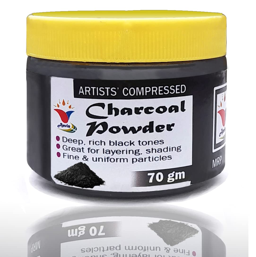 Black Charcoal Powder for Sketching/Drawing