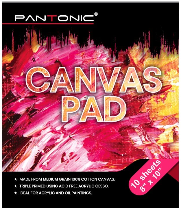 Canvas Pantonic 8x10 Inch 400 GSM Canvas Pad Book
