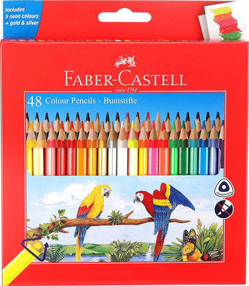 Faber-Castell 48 Triangular Color Pencils