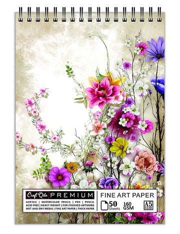 Craft Qila Colorful Painting (50 Sheets, 100 Pages)