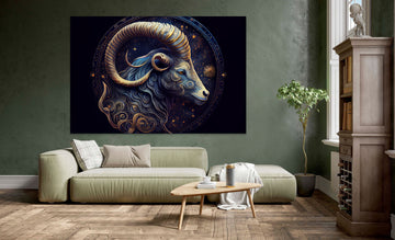 Ascend to Greatness with our Capricorn Zodiac Sign Art Print