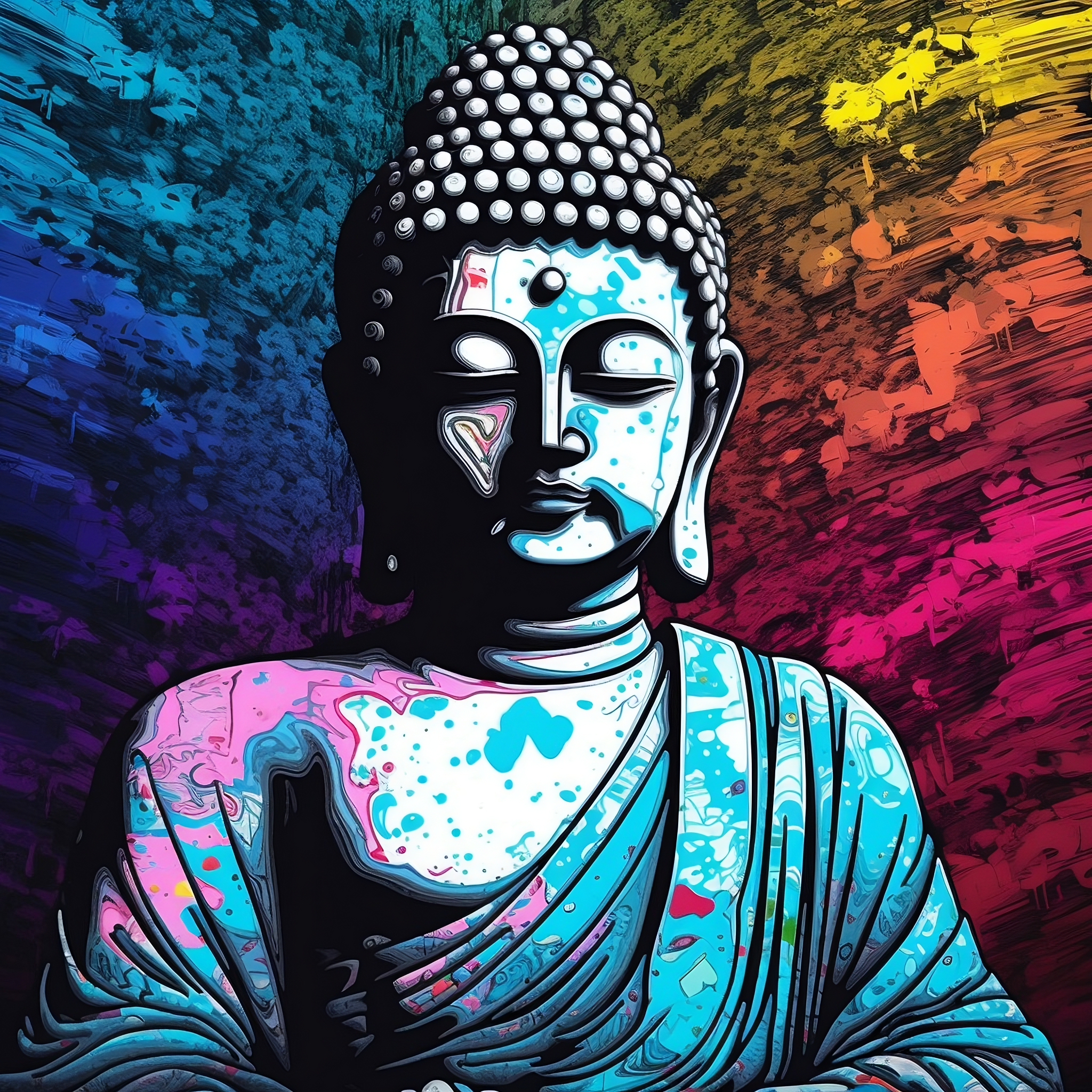 Bhagwan Buddha - Painting - Gautam Buddha Wallpaper Download | MobCup