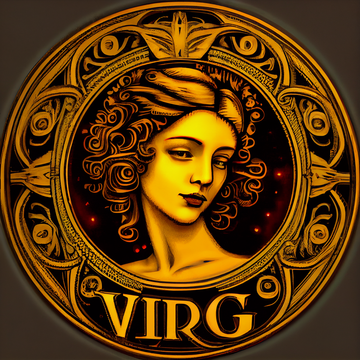 Virgo Zodiac Sign Art Print: Perfect for Stylish Home and Office Decor