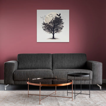 Add a Serene Touch of Nature with Our Black Tree Graphic Art Print