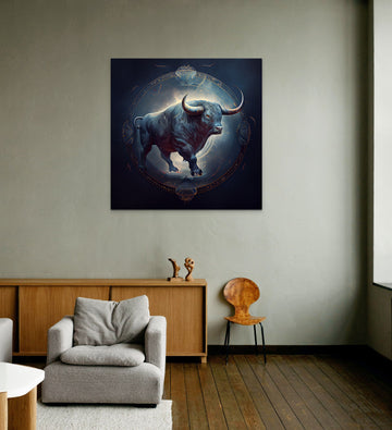 Add Beauty and Strength to Your Space with the Beautiful Taurus Art Print