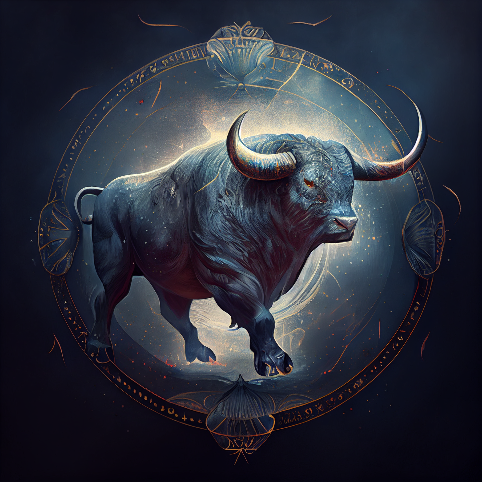 Add Beauty and Strength to Your Space with the Beautiful Taurus Art Print